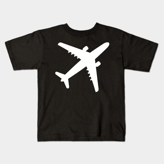 Plane Kids T-Shirt by Designzz